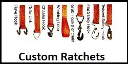 custom ratchet straps